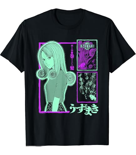 Amazon.com: Uzumaki Kirie Looking Back T-Shirt : Clothing, Shoes